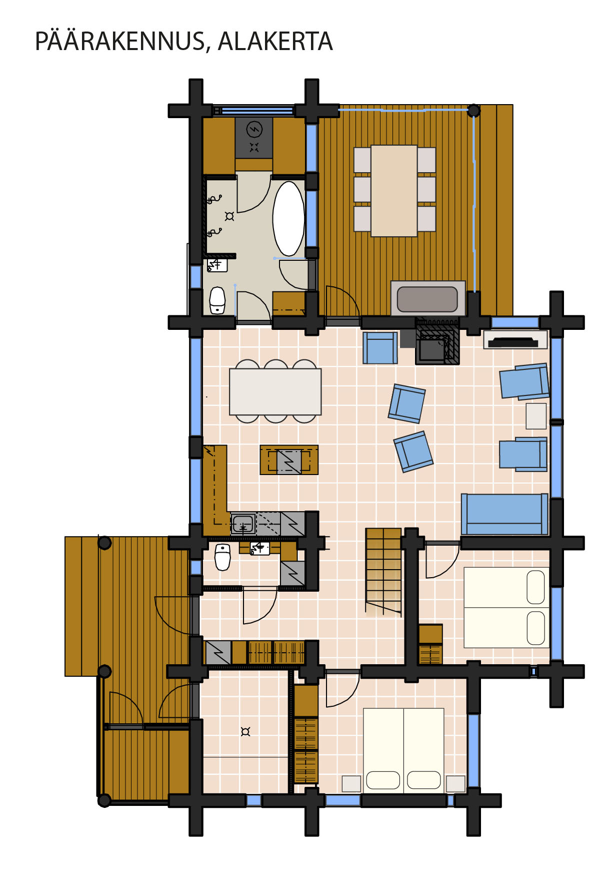 Main building Layout of 1st floor
